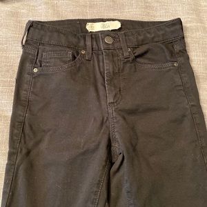 TOPSHOP Leigh black skinny jeans